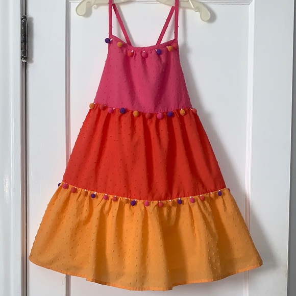 Tommy Bahama Other - Tommy Bahama Pink & Orange Sundress 8 EUC Dress